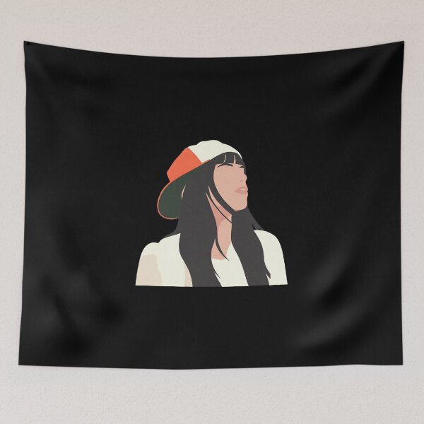 Item preview, Billie Eilish Lineless Illustration designed and sold by dsxclothing.