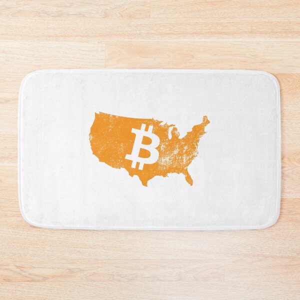 Item preview, USA America Map Bitcoin Grunge designed and sold by CyberRex.