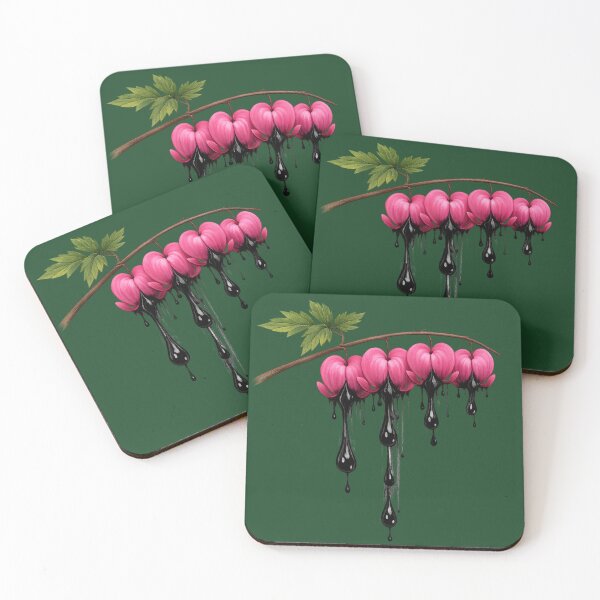 Item preview, Bleeding Hearts – Gothic Botanical of Dark Romance designed and sold by Mouraludia.