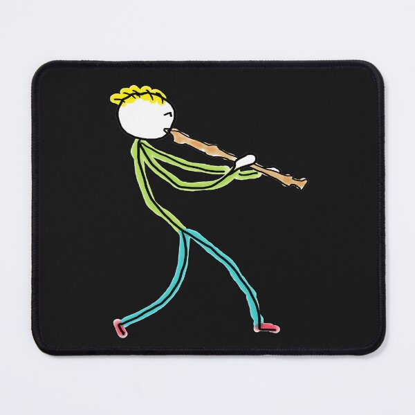 Item preview, Recorder Playing Stickman designed and sold by Mark-Ewbie.