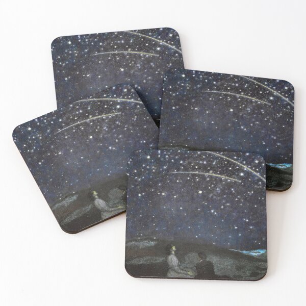 Item preview, Falling Stars - Franz Stuck designed and sold by darkgothicart.
