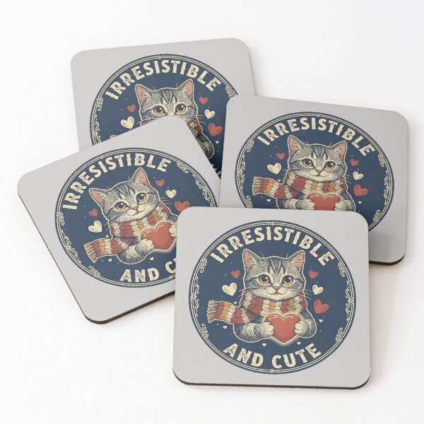 Item preview, Irresistible and Cute Vintage Cat Design designed and sold by PrintandJoy.
