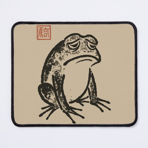 Item preview, Cute Cottagecore Frog Crying Funny Japanese Aesthetic Design designed and sold by Jokerstyle.
