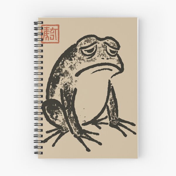 Item preview, Cute Cottagecore Frog Crying Funny Japanese Aesthetic Design designed and sold by Jokerstyle.