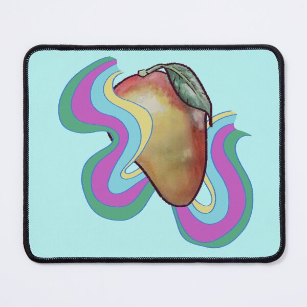 Item preview, wavy mango watercolour and digital designed and sold by Madie Kay.
