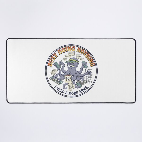 Item preview, Busy Doing Nothing Octopus – Funny Multi-tasking Error 90s Vintage Graphic designed and sold by FakeJoo.