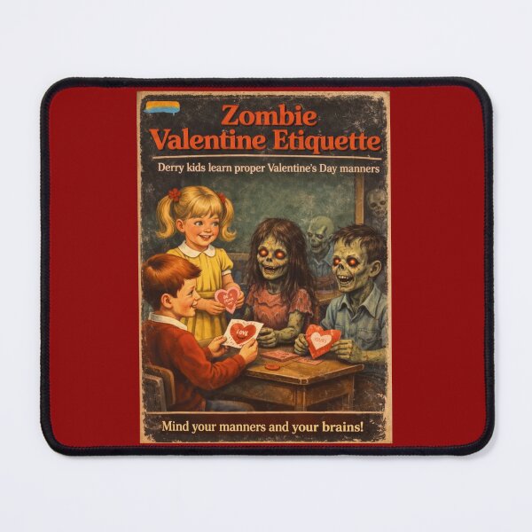 Item preview, Zombie Valentine Etiquette designed and sold by Rare Plus Apparel!.