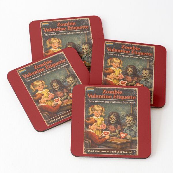 Item preview, Zombie Valentine Etiquette designed and sold by Rare Plus Apparel!.