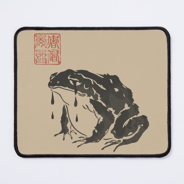 Item preview, Cute Cottagecore Frog Crying Funny Japanese Aesthetic Design designed and sold by Jokerstyle.