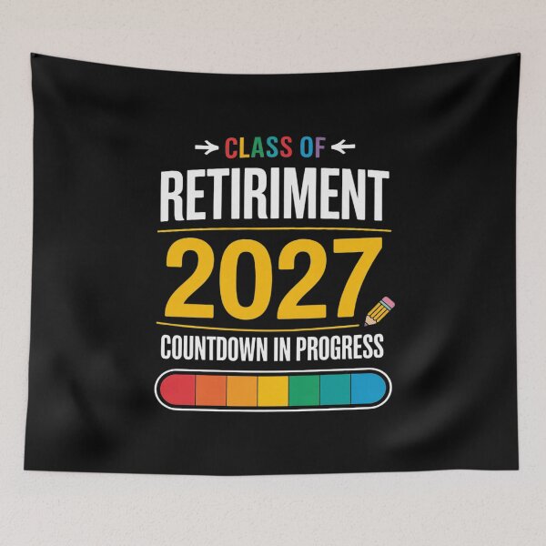 Item preview, Retirement Class Of 2027 Count Down Progress Retired Teacher  2 designed and sold by MarryIsMonth.