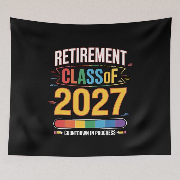 Item preview, Retirement Class Of 2027 Count Down Progress Retired Teacher  designed and sold by FadeOfThrone.