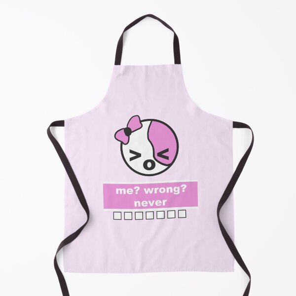Item preview, Me? Wrong? Never - Cute Kawaii Text Design designed and sold by MoodyChaos.