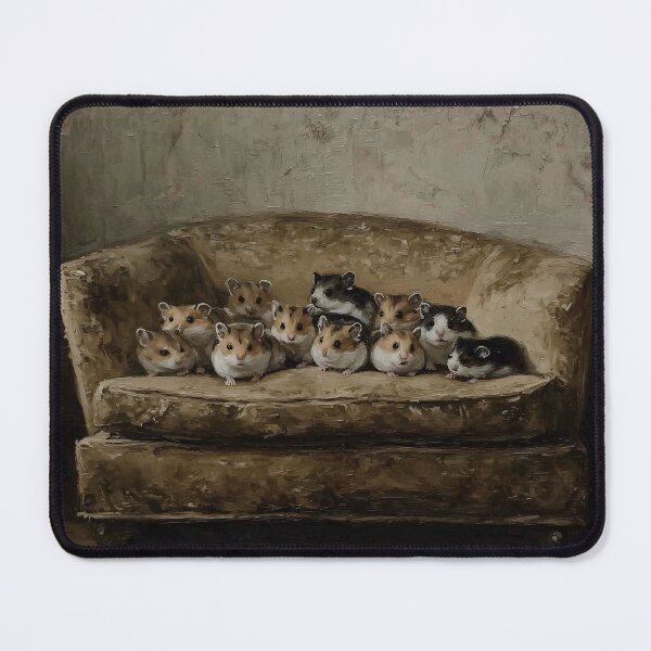 Item preview, Hamsters on a Couch designed and sold by lautir.