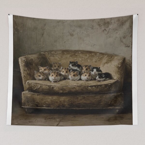 Item preview, Hamsters on a Couch designed and sold by lautir.