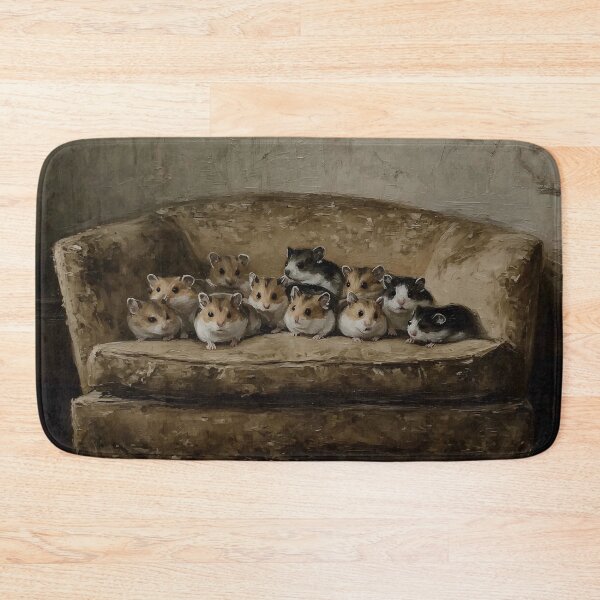 Item preview, Hamsters on a Couch designed and sold by lautir.