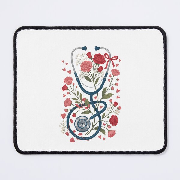 Item preview,  Floral Stethoscope designed and sold by Sweetvoilet.