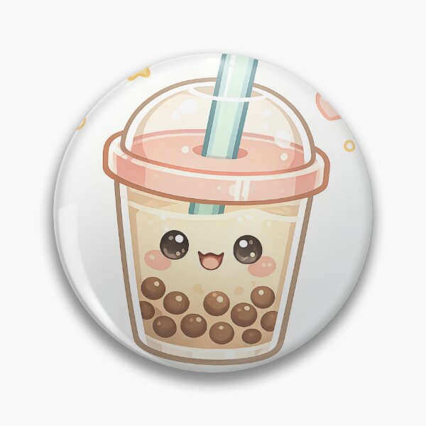 Item preview, Kawaii Bubble Tea Sticker designed and sold by AlignStudio.