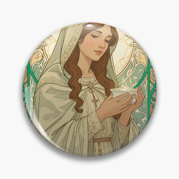 Item preview, St Brigid The Patron Of Dairy Workers designed and sold by taiche.