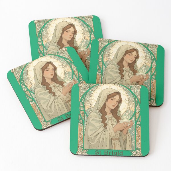 Item preview, St Brigid The Patron Of Dairy Workers designed and sold by taiche.