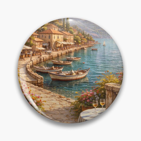 Item preview, Midday in Tranquil Port designed and sold by DrizzyV.