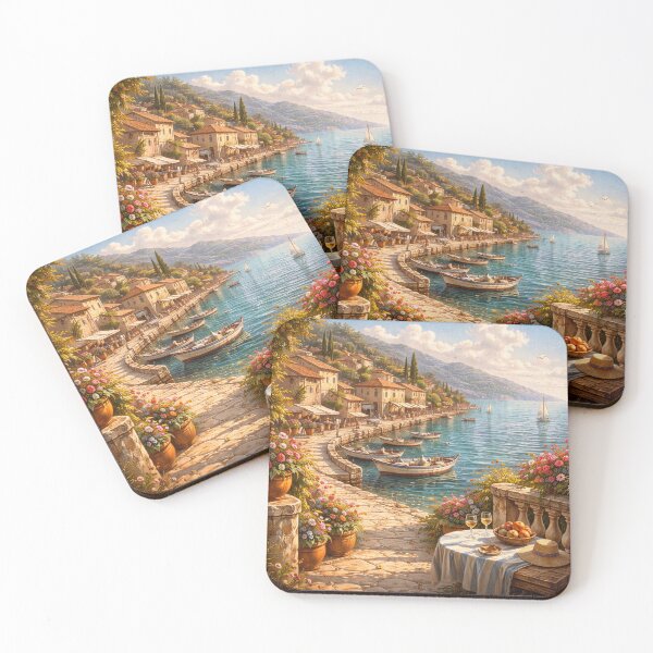 Item preview, Midday in Tranquil Port designed and sold by DrizzyV.