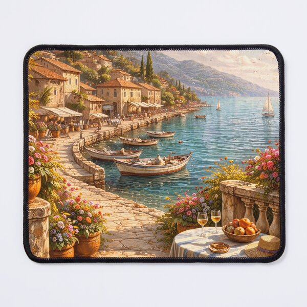 Item preview, Midday in Tranquil Port designed and sold by DrizzyV.