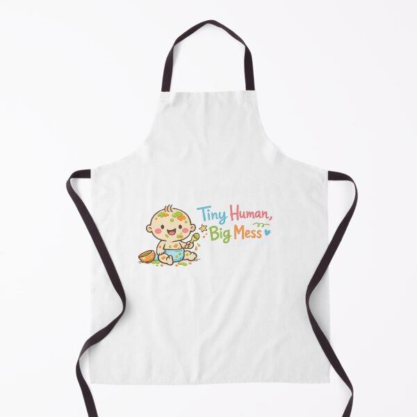 Item preview, Tiny Human, Big Mess – Funny Parenting Design designed and sold by Vermeli.