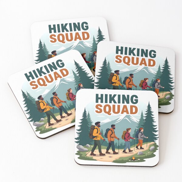 Item preview, Hiking Squad T-Shirt – Funny Outdoor Adventure Merchandise | Hiker Gift designed and sold by Vajid Designs .