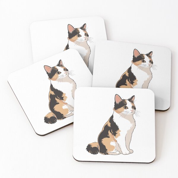 Item preview, Calico Cat Portrait, With Bright Eyes. designed and sold by xiao xuans.