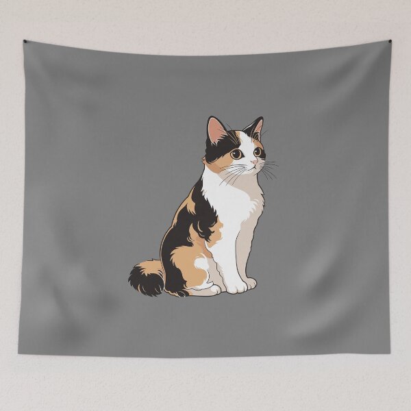 Item preview, Calico Cat Portrait, With Bright Eyes. designed and sold by xiao xuans.
