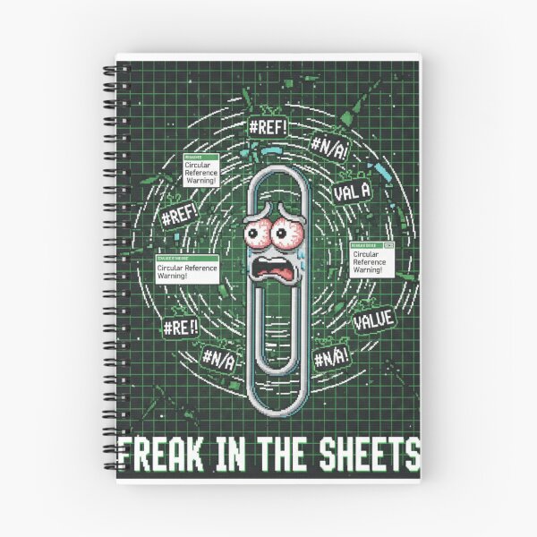Item preview, Freak In The Sheets - Funny Retro Pixel Excel Spreadsheet Error designed and sold by NonditStudio.