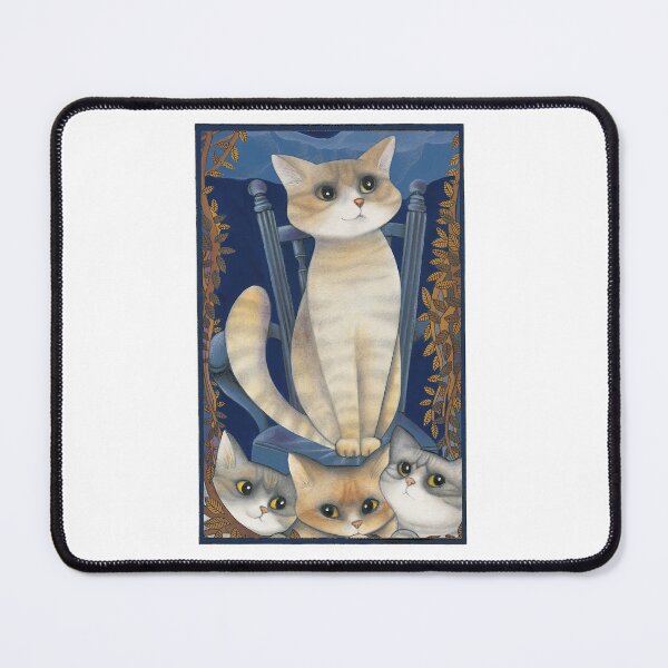 Item preview, A regal feline cat on a chair like a king designed and sold by gatteria.