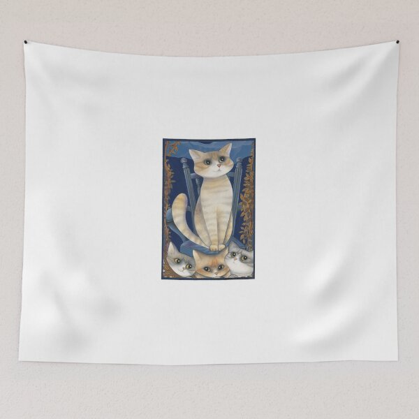 Item preview, A regal feline cat on a chair like a king designed and sold by gatteria.