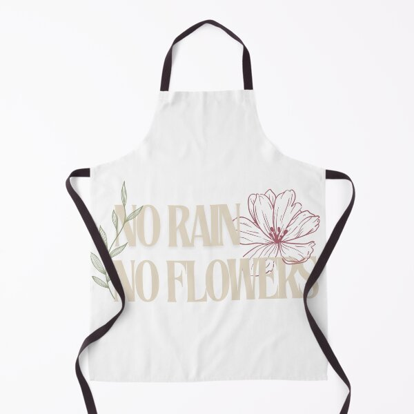 Item preview, No Rain No Flowers Quote Sticker | Motivational Self-Care Design designed and sold by nygmasdream.