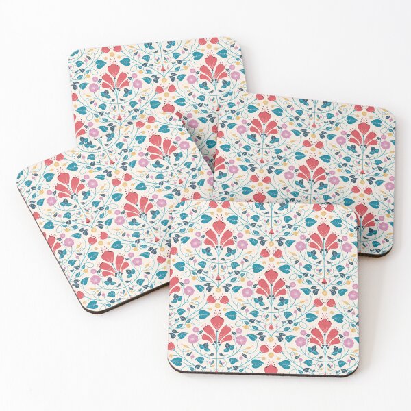 Item preview, Morning Glory symmetrical pattern  designed and sold by istolar Pattern design & illustration.