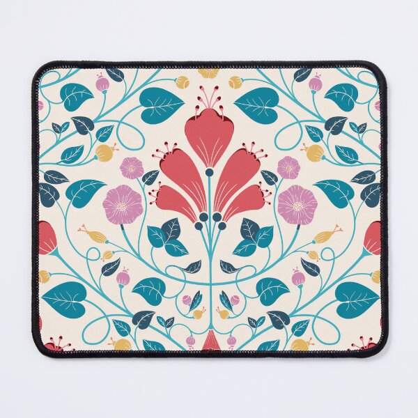 Item preview, Morning Glory symmetrical pattern designed and sold by istolar Pattern design & illustration.