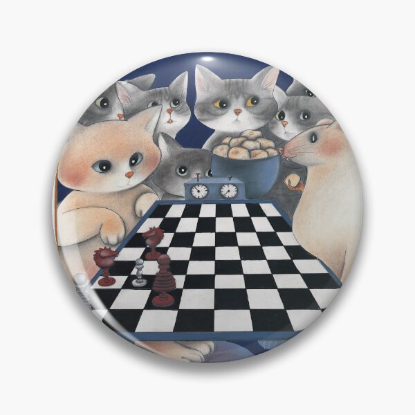 Item preview, Chess endgame between Cat and Mouse designed and sold by gatteria.