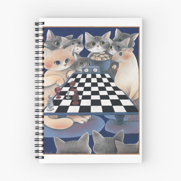 Item preview, Chess endgame between Cat and Mouse designed and sold by gatteria.