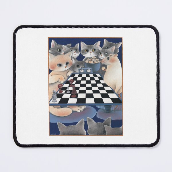 Item preview, Chess endgame between Cat and Mouse designed and sold by gatteria.
