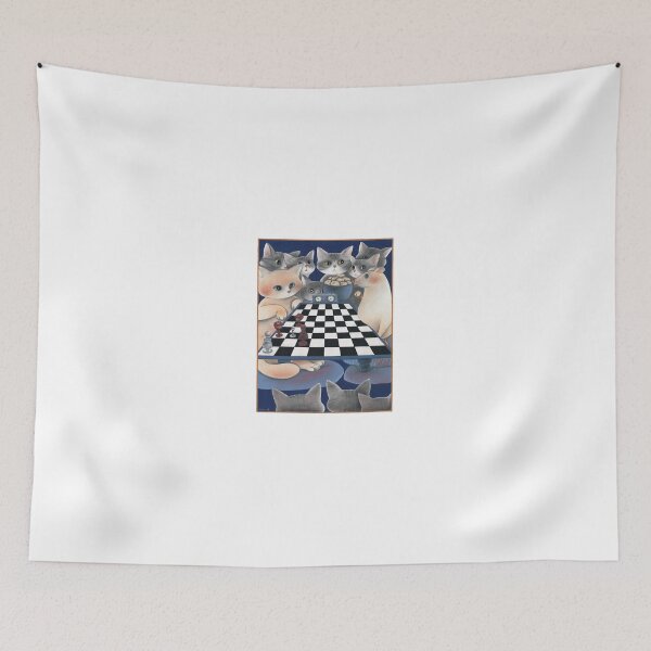 Item preview, Chess endgame between Cat and Mouse designed and sold by gatteria.