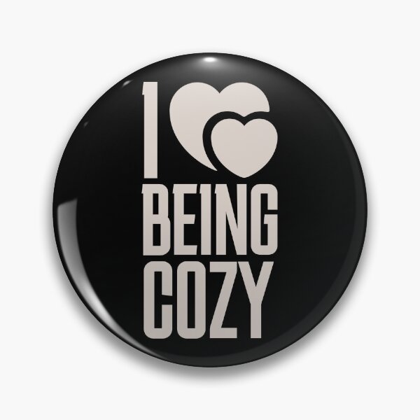 Item preview, I Love Being Cozy – Minimal Cozy Aesthetic Typography Design designed and sold by UI Expert.