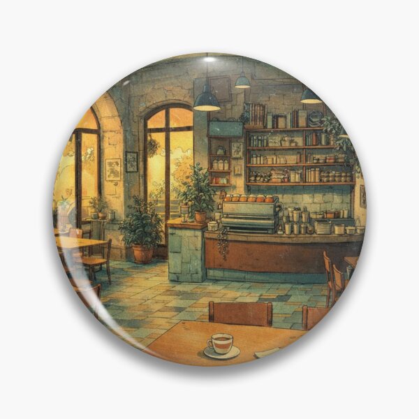 Item preview, Golden Morning at the Vintage Café designed and sold by Helios Be. Lavsh.