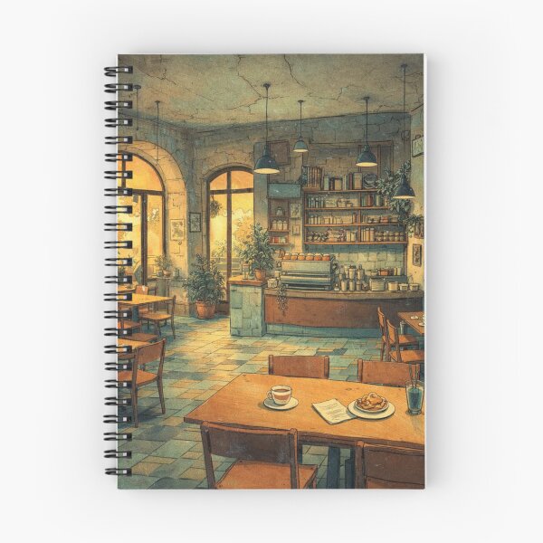 Item preview, Golden Morning at the Vintage Café designed and sold by Helios Be. Lavsh.