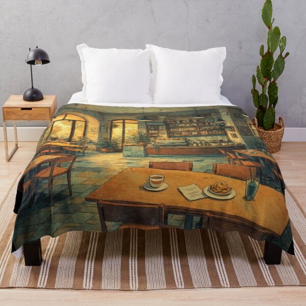 Item preview, Golden Morning at the Vintage Café designed and sold by Helios Be. Lavsh.