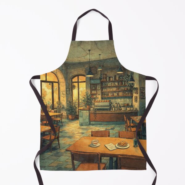 Item preview, Golden Morning at the Vintage Café designed and sold by Helios Be. Lavsh.