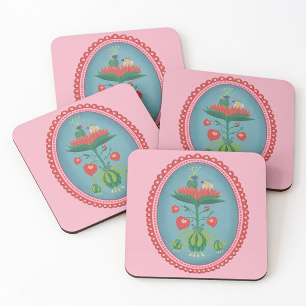Item preview, Birds flower and birds (medalion) designed and sold by istolar Pattern design & illustration.