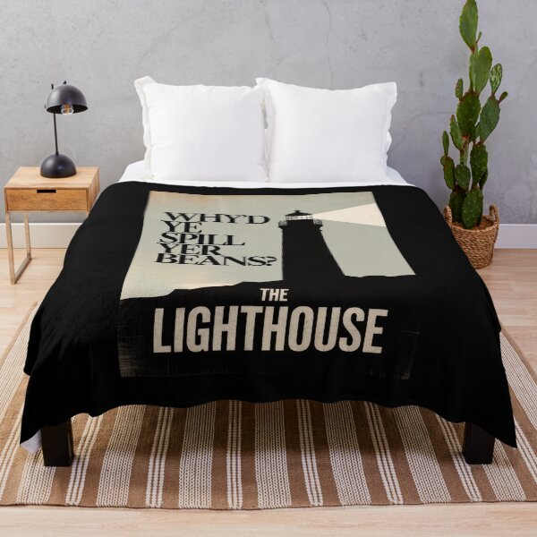 Item preview, Why’d Ye Spill Yer Beans? (The Lighthouse Quote Poster) designed and sold by Enea Kelo.