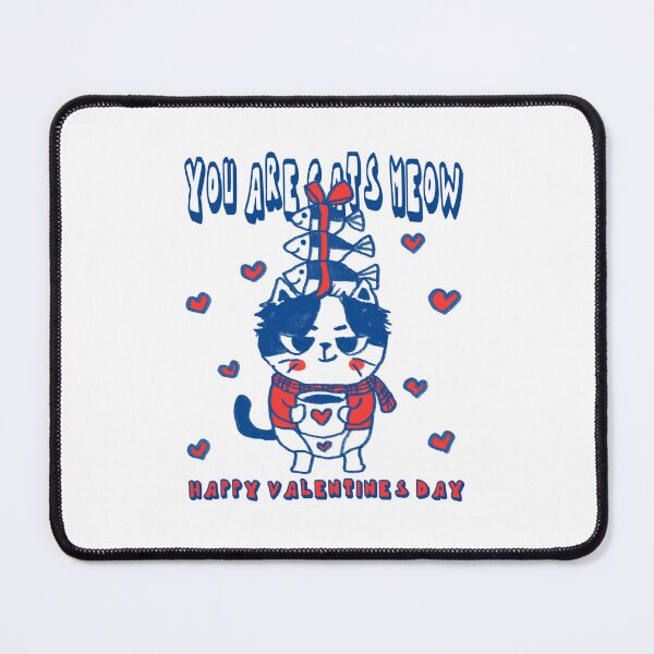 Item preview, Funny Cat Valentine love Doodle hand drawn designed and sold by JiraVibes.