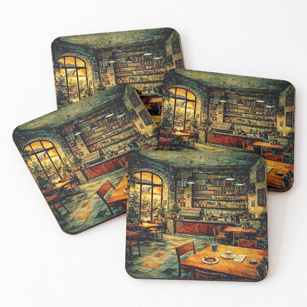 Item preview, Golden Morning at the Vintage Café#1 designed and sold by Helios Be. Lavsh.