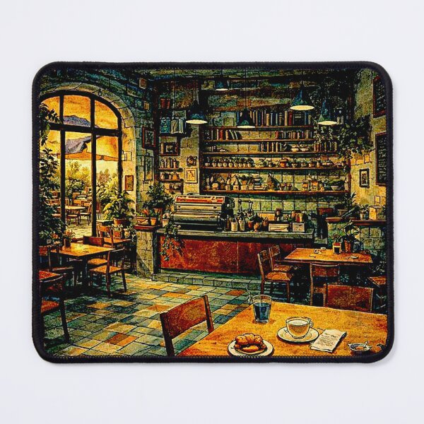 Item preview, Golden Morning at the Vintage Café#1 designed and sold by Helios Be. Lavsh.